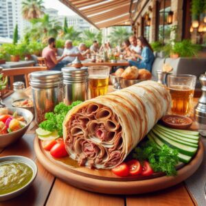 شاورما در جزیره کیش
