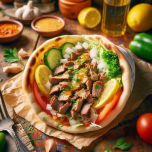 شاورما در جزیره کیش